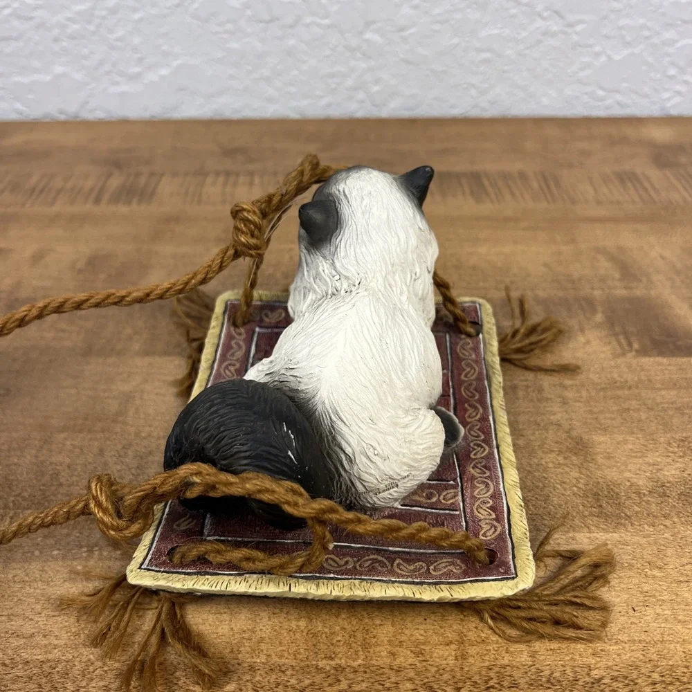 2003 Under The Sun Himalayan Cat Kitty Hanging Garden‎ Swinging Figurine Decor - Picture 6 of 11